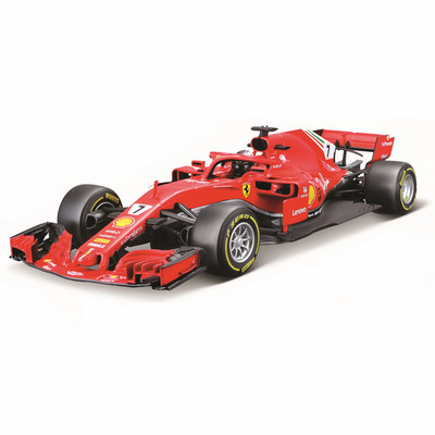 推荐Bburago 8  SF71H F1 Racing #7 Kimi Raikkonen Formula Car