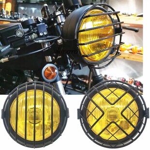 .摩托车配件CG125复古改装 大灯罩5.75寸 大灯GN太子week8复古改装