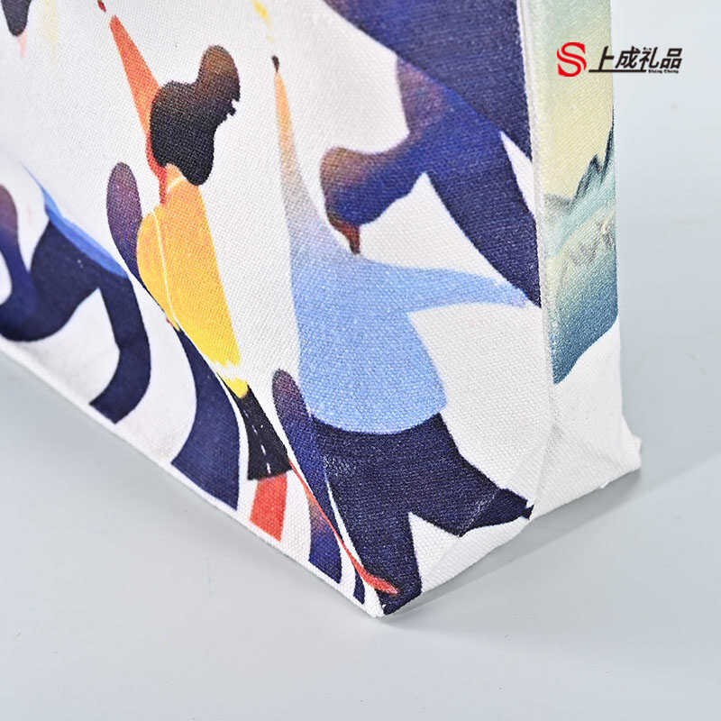帆布袋定制手提环保广告礼品公司活动可加印logo图案宣传时尚