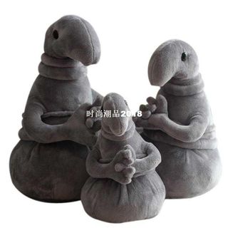 20-50cm Wagiting Plush Toy Zhdun Meme Tubby Gray Blob Fun Mi