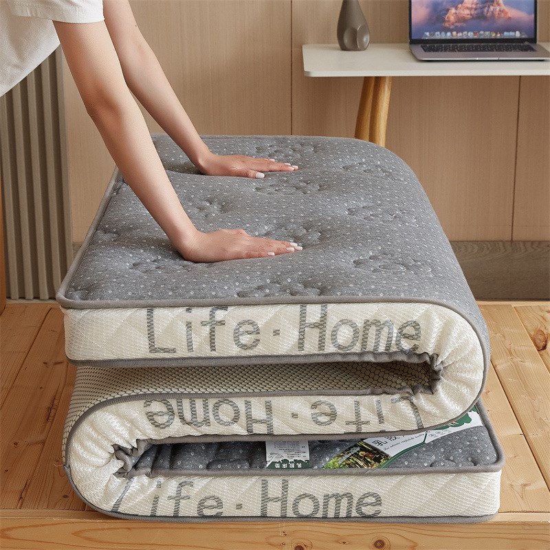 跨境乳胶记忆海绵床垫天然出租房学生H上下铺褥子榻榻米透气软床
