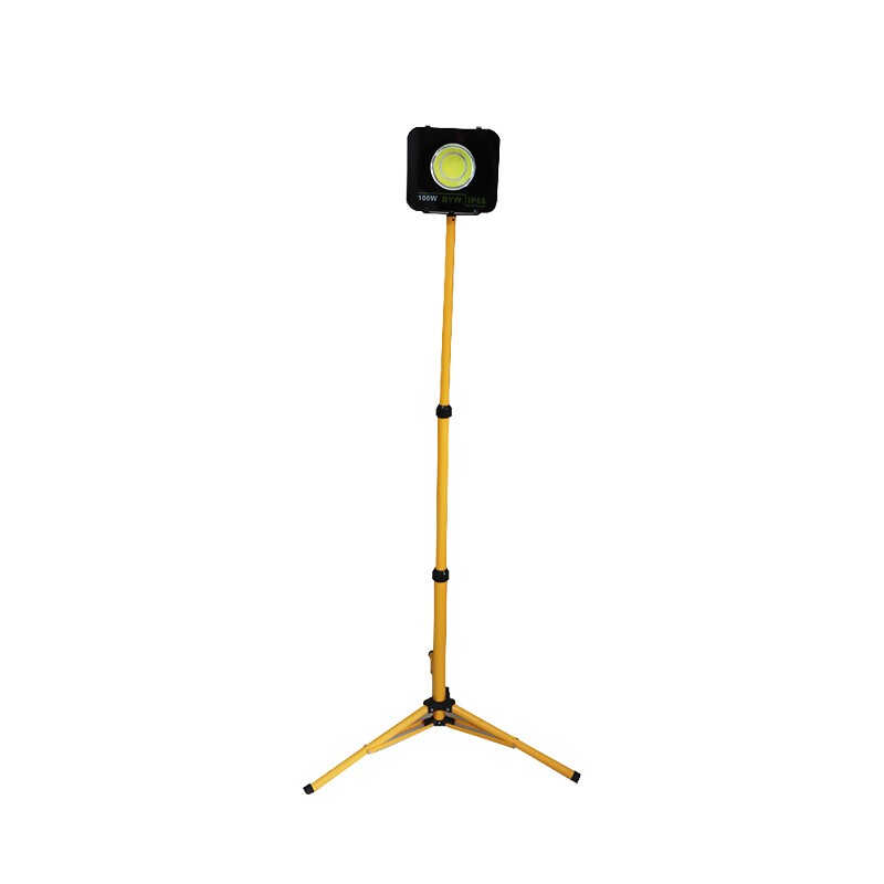 贝工LED应急投光灯手提式可移动充电投光灯I100W白光BYW-100W