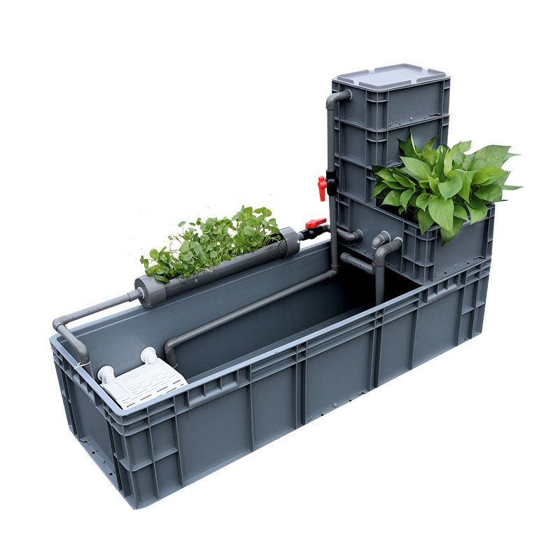 养龟箱沼泽缸生态缸大型过滤器家用鱼缸乌龟缸混合养周转箱免换水