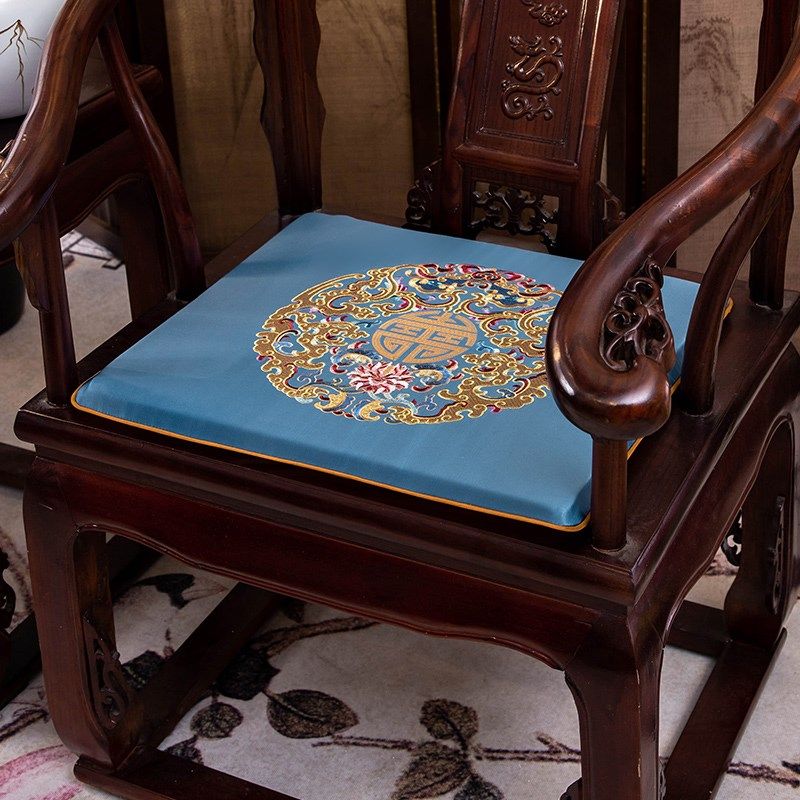 新中式餐椅垫实木圈椅太师椅茶椅垫红木沙发坐垫防滑椅子垫子定制,居家布艺,椅垫,淘宝优惠券,粉丝福利购,淘宝优惠卷