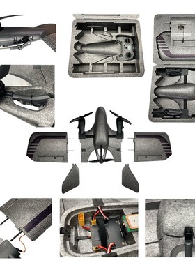 侠客800垂起GPS飞翼无人FPV载机Y3倾转旋翼VTOL固定翼刺客T1