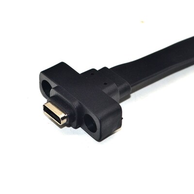 USB3.1d挡板线TYPE-E转type-C前置短线10G扁线C母机箱PCI位KEY-A