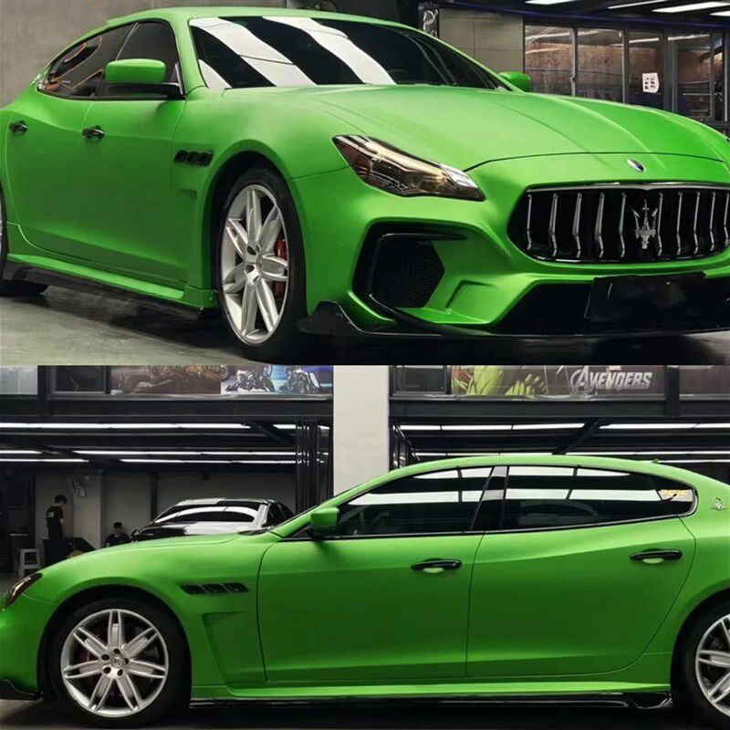 汽车改色膜罗曼尼红车膜改色车衣全车贴膜改色电镀绿毒液绿改色膜