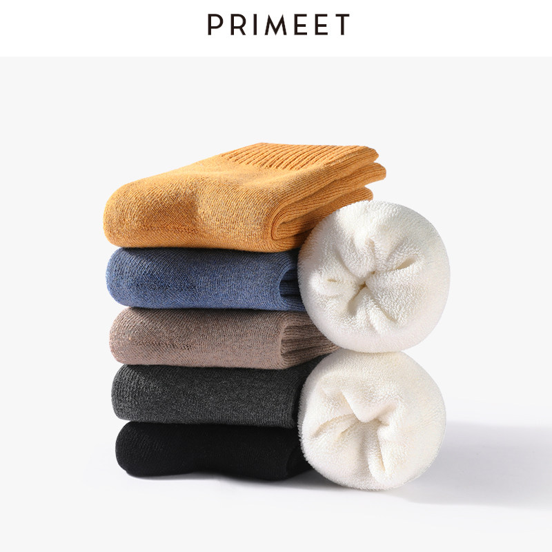 厚袜子女秋冬季加绒加厚冬款毛圈中筒袜棉黑色毛巾底保暖女士长袜,女士内衣/男士内衣/家居服,中筒袜,淘宝优惠券,粉丝福利购,淘宝优惠卷