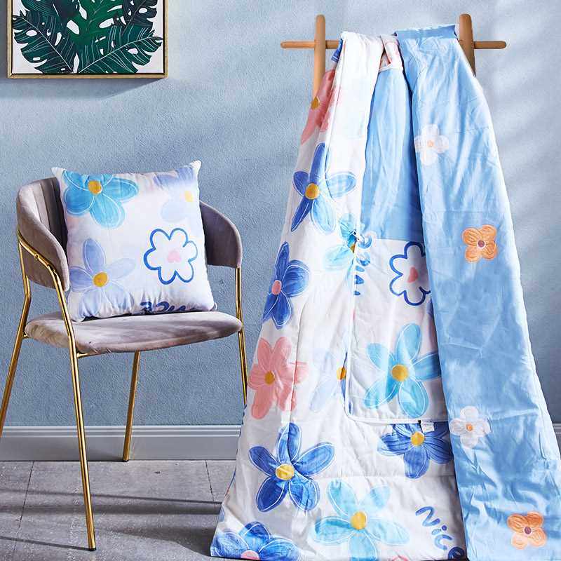 高档秋冬厚抱枕被子两用办公室午睡枕多功能枕头被折叠毯汽车靠枕,居家布艺,抱枕被,淘宝优惠券,粉丝福利购,淘宝优惠卷