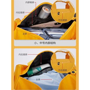 纯色学生儿童训练中心旅行袋手提行李包袋舞蹈健身游泳单肩旅行包