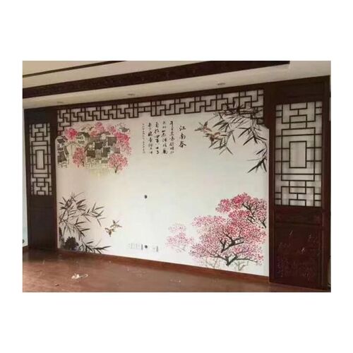定做仿古门窗实木花格榫卯结构中式木雕屏风隔断竖条花格镂空栅栏