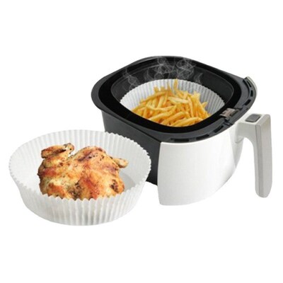 100PCS Air Fryer Paper Liner 16cm Disposable Non-Stick Parch