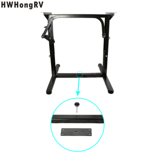 定制直销升降金属f桌腿折叠调节房车旅居车双高度桌架露营改装 携