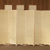 新中式 竹编屏风客厅挡板卧室移动折屏简约现代折叠隔断墙遮挡家用