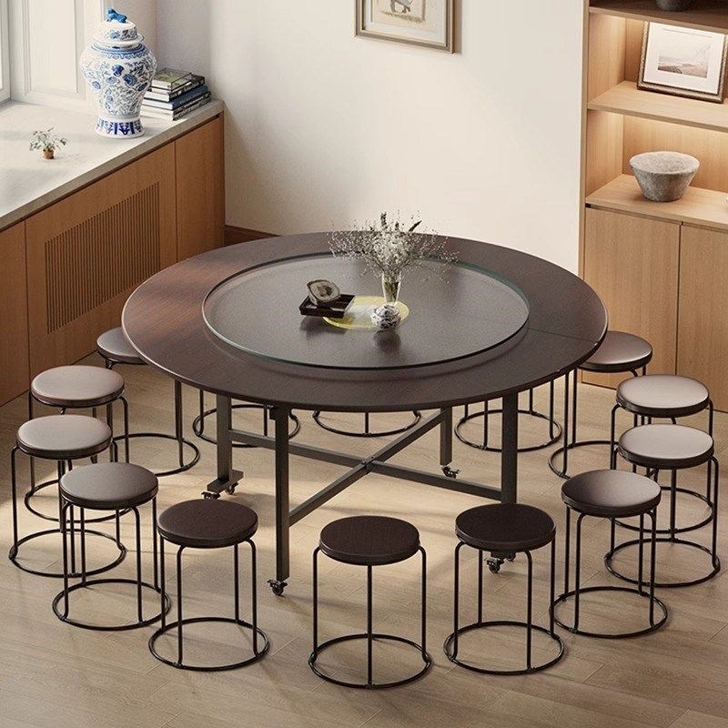 免安装转盘家用旋转圆盘饭桌转台大圆桌面饭店圆桌仿实木餐桌转盘,住宅家具,桌面/转盘,淘宝优惠券,粉丝福利购,淘宝优惠卷