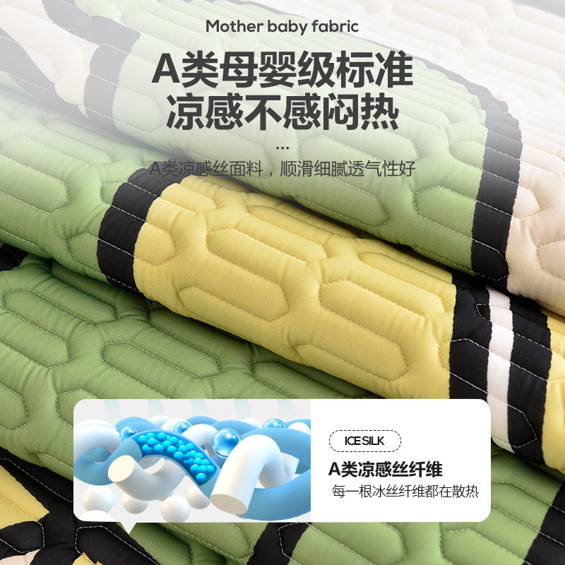 夏季冰丝乳胶床垫1.8夏天凉席学生宿舍薄款床褥垫折叠凉感1.5家用