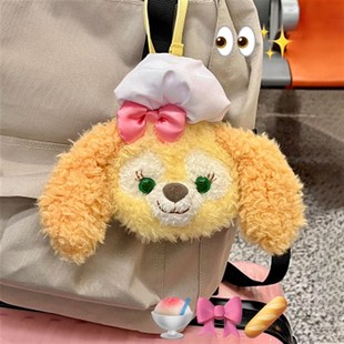书包挂件玩偶可爱饼饼迷你小零钱包女生背包双肩包公仔挂饰装饰品
