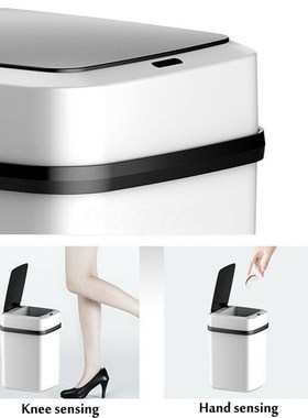 10L Automatic Smart Auto Sensor Dustbin Trash Can Waste Bin