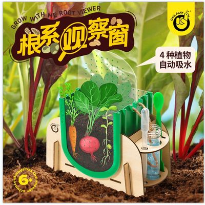 根系观察窗儿童种植房科学小y实验套装玩具小学生植物生长阳光房