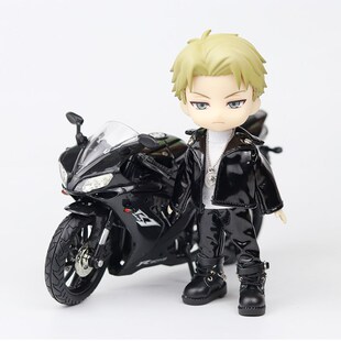 ob11娃衣皮衣风衣大衣皮裤 12分bjd娃娃衣服GSC素U体圆乃外套YMY