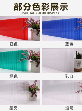 PC插接PC乳白色半透明磨砂灯光幕墙广告牌门头隔断20/30/40mm