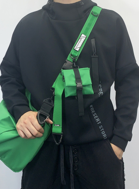 机能斜挎包带子无重力释放快速调节尼龙单肩带背带百搭包包配件潮