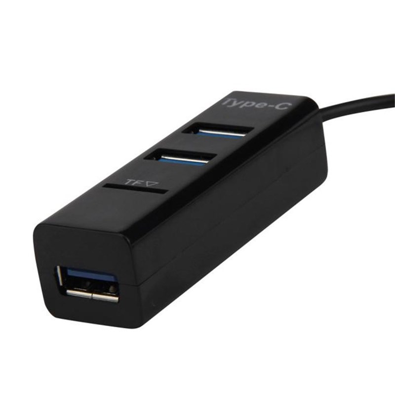 Type-C To 3-Port USB 2.0+ TF Card Reader Hub USB 3.1 Adapte