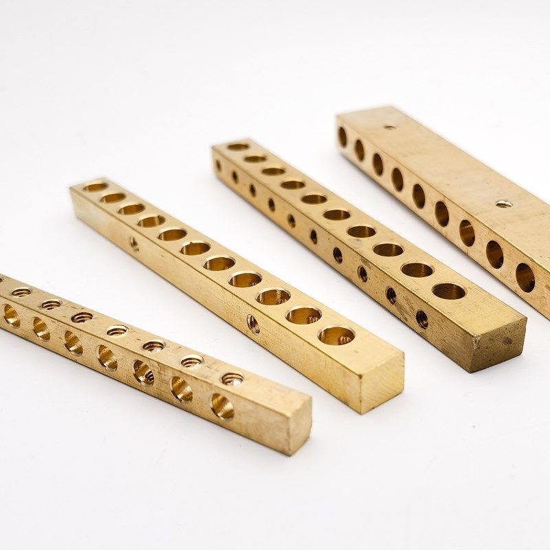 接地铜条 68 610 711 813接线端子零地排高低压电箱配件铜排,金属材料及制品,铜材,淘宝优惠券,粉丝福利购,淘宝优惠卷