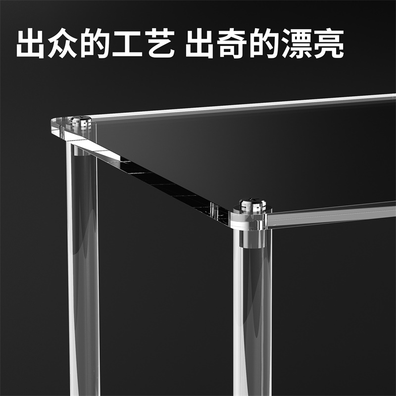 亚克力置物架化妆品桌面整理架子落地透明隔板分层路由器收纳wifi使用感如何?