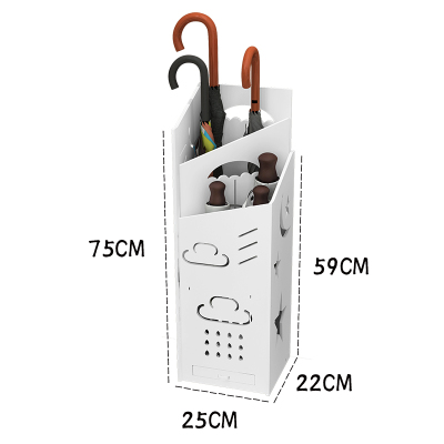 新款新品雨伞架子家用雨伞酒店收纳桶大堂放雨伞置物筒U挂伞柜子
