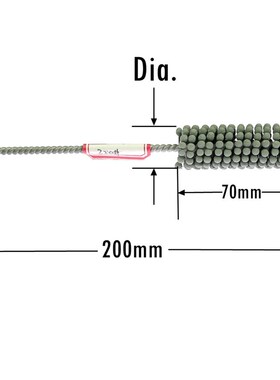 1 piece Dia. 6-88mm Pipe Polishing Ball-head Grinding Wheel