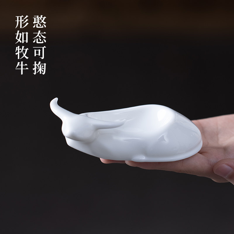 笔庄毛笔墨碟墨蝶墨盘国画调色盘书法陶瓷墨汁碟瓷调色碟M调色碟