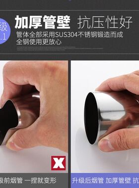 家用柴火灶不锈钢排烟管烟筒加厚锅炉L农村铁锅土灶台炉子烟囱