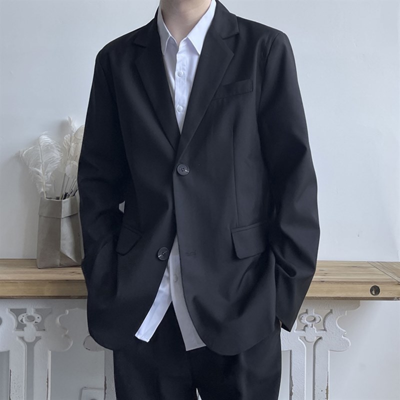 成人礼礼服男高中生男生休闲潮流西装套装高级韩版主持人毕业礼服