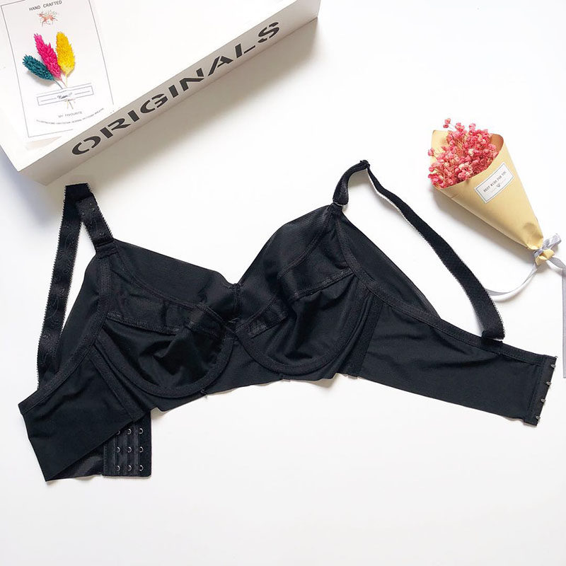 超薄款无海绵光面大码文胸冰丝侧收全罩杯内衣大胸显小胸罩,女士内衣/男士内衣/家居服,文胸,淘宝优惠券,粉丝福利购,淘宝优惠卷