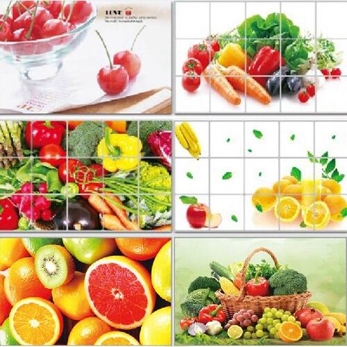 现货60x90cm Aluminum Foil SticFker Wallpaper Kitchen