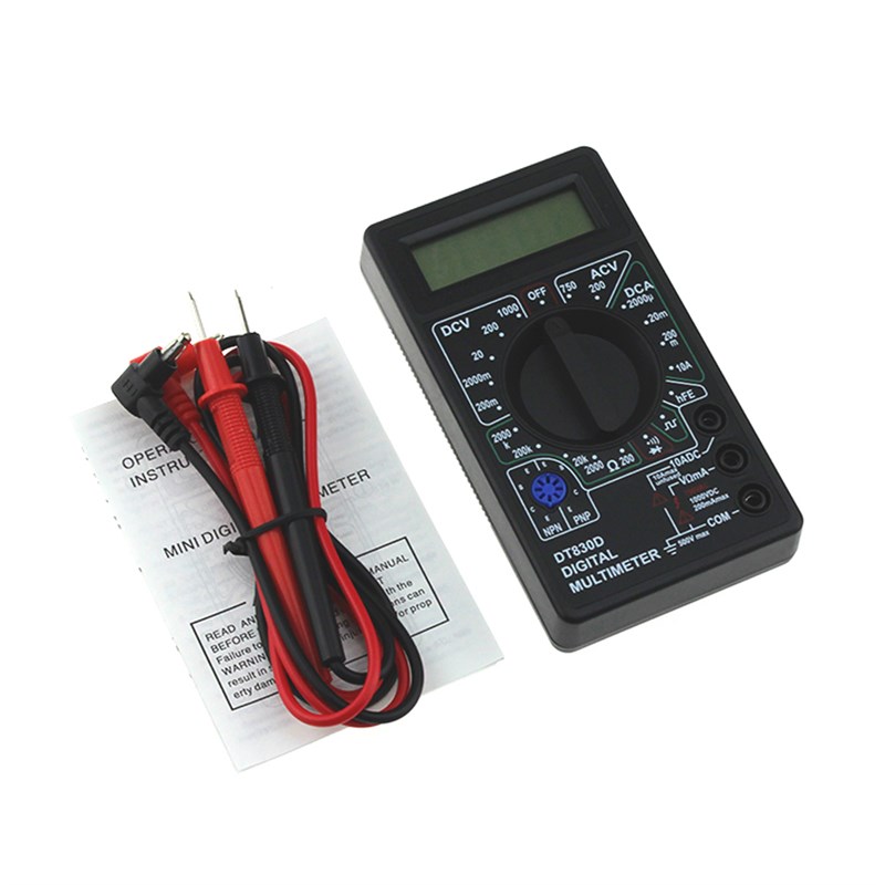 推荐Mini Digital Multimeter voltmeter Voltage Ampere Ohm Tes