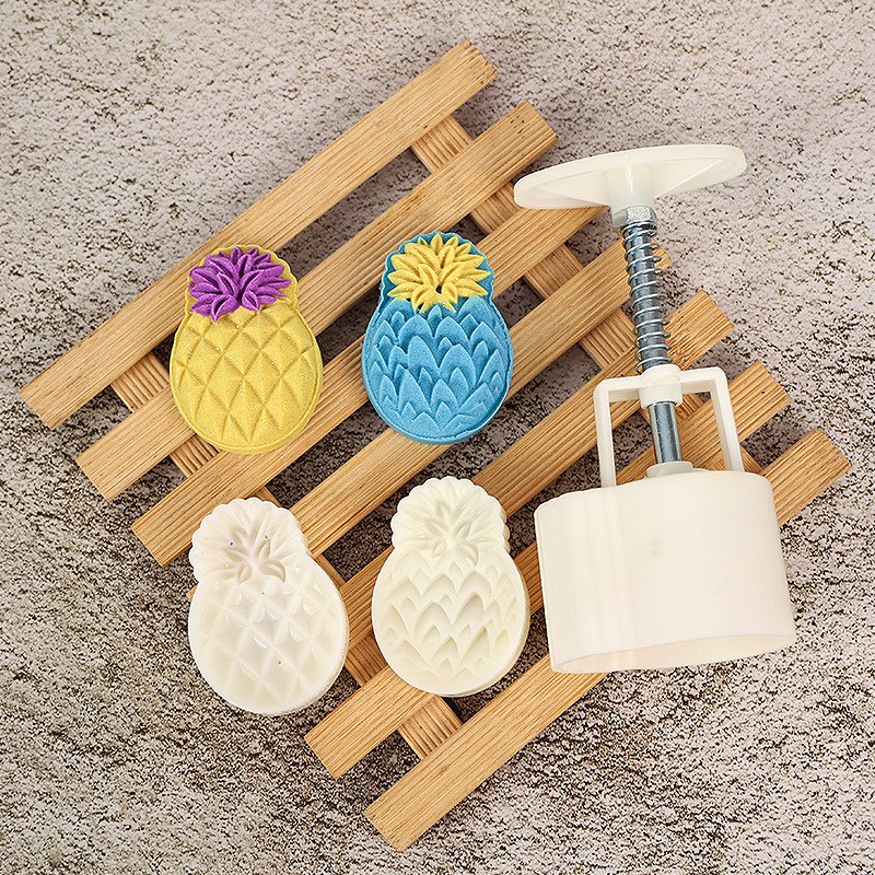 月饼模具菠萝模具绿豆糕模具凤梨酥糕点模具冰皮手压式烘焙家用