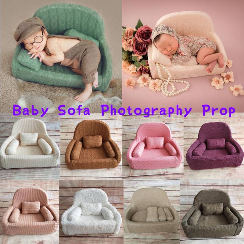 极速4 PcsSet Newborn Photography Props Baby Posng Sofa Pllow