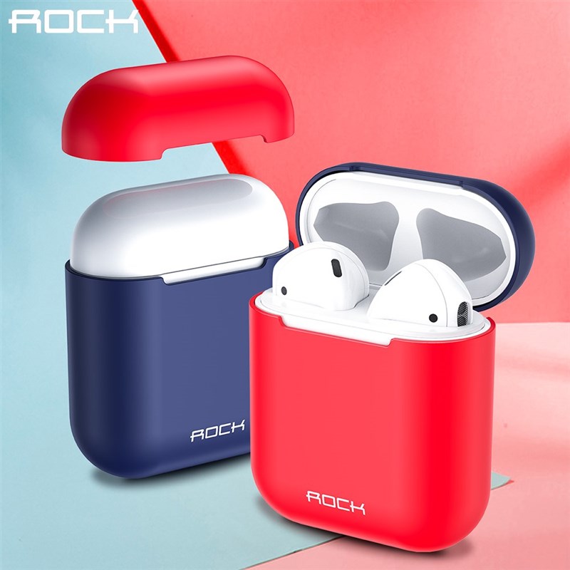 推荐ROCK 0.9mm Ultra Thin Case for Airpods 2 1 Apple Wireles