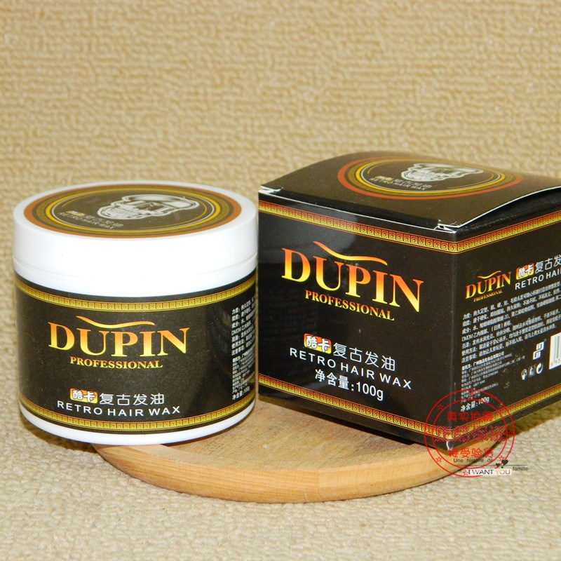 酷卡复古发油定型油头啫喱发蜡100g绅士造型发蜡发泥快干定型