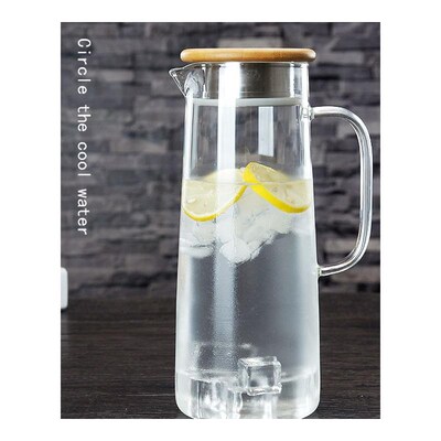 Cold Glass Water Bottle Jar Kettle Transparent Large apacity