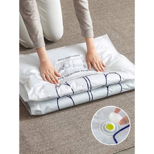 【6个装129.9送电泵】加厚挂式真空压缩袋羽绒服衣物抽真空收纳袋