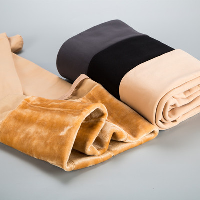 孕妇光腿肉色神器秋冬季加厚加绒托腹裤保暖裤女外穿肤色打底裤袜