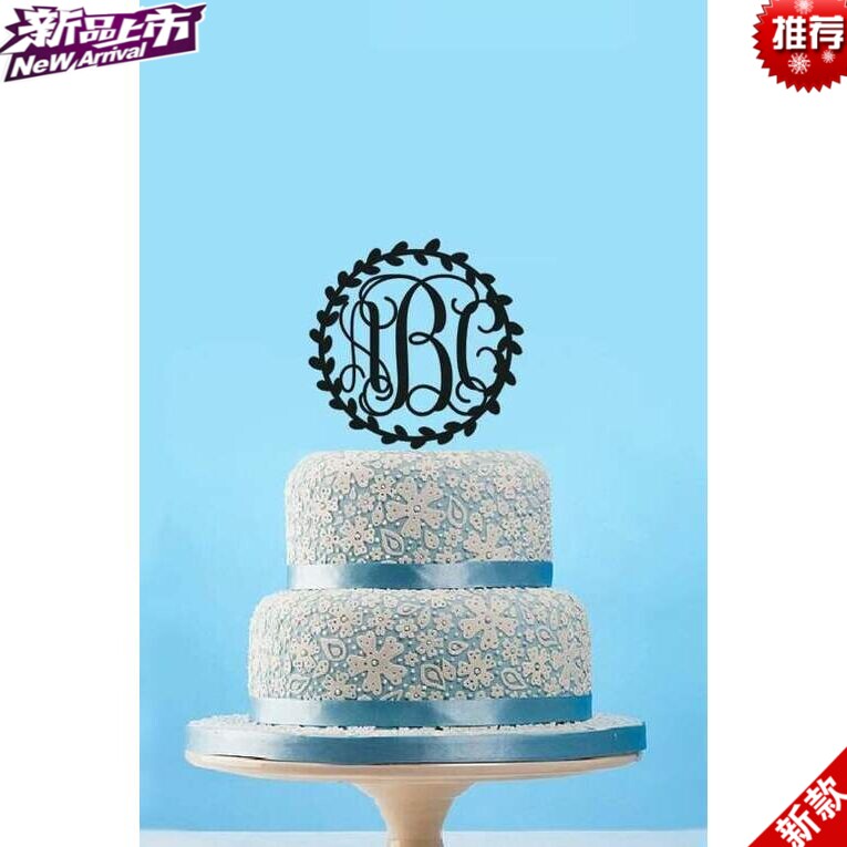 rcle wedding monog am vine cake topper,custom initZialsrc 农机/农具/农膜 锄头 原图主图