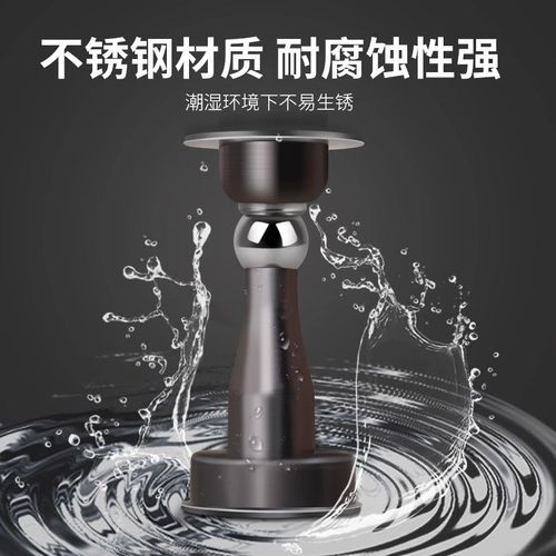 德国门吸免打孔新款门挡门阻器地吸卫生间门碰磁吸顶门后防撞固定