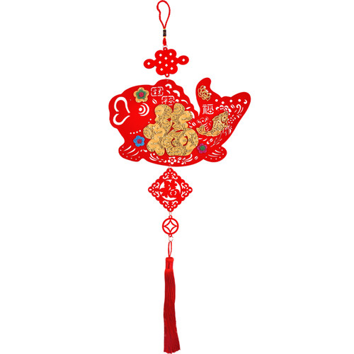 2021虎年春节新年装饰用品 创意D过年乔迁新居福字中国结挂饰挂件
