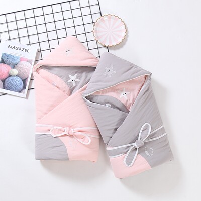 极速windproof cotton baby quilt infant swaddle blankets quil