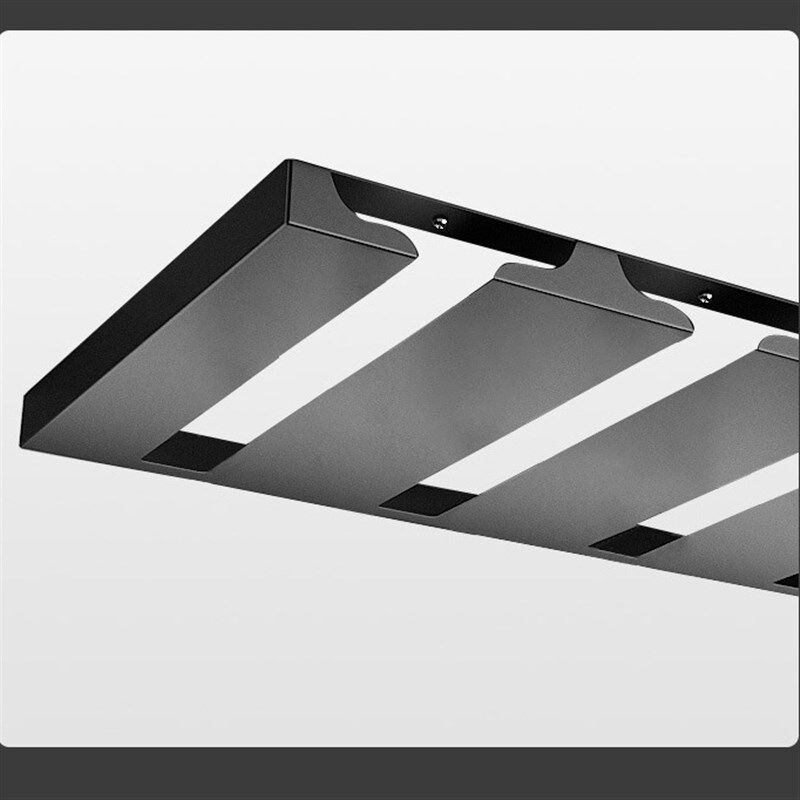 家用不锈钢酒杯架悬挂式红酒杯支架酒店免打孔倒挂架高脚杯展示架