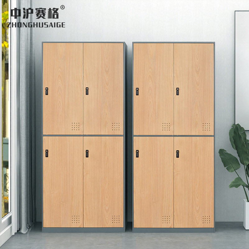钢制木纹员工更衣柜储物柜存包柜子游泳健身房二门四门六门密码锁,商业/办公家具,更衣柜,淘宝优惠券,粉丝福利购,淘宝优惠卷